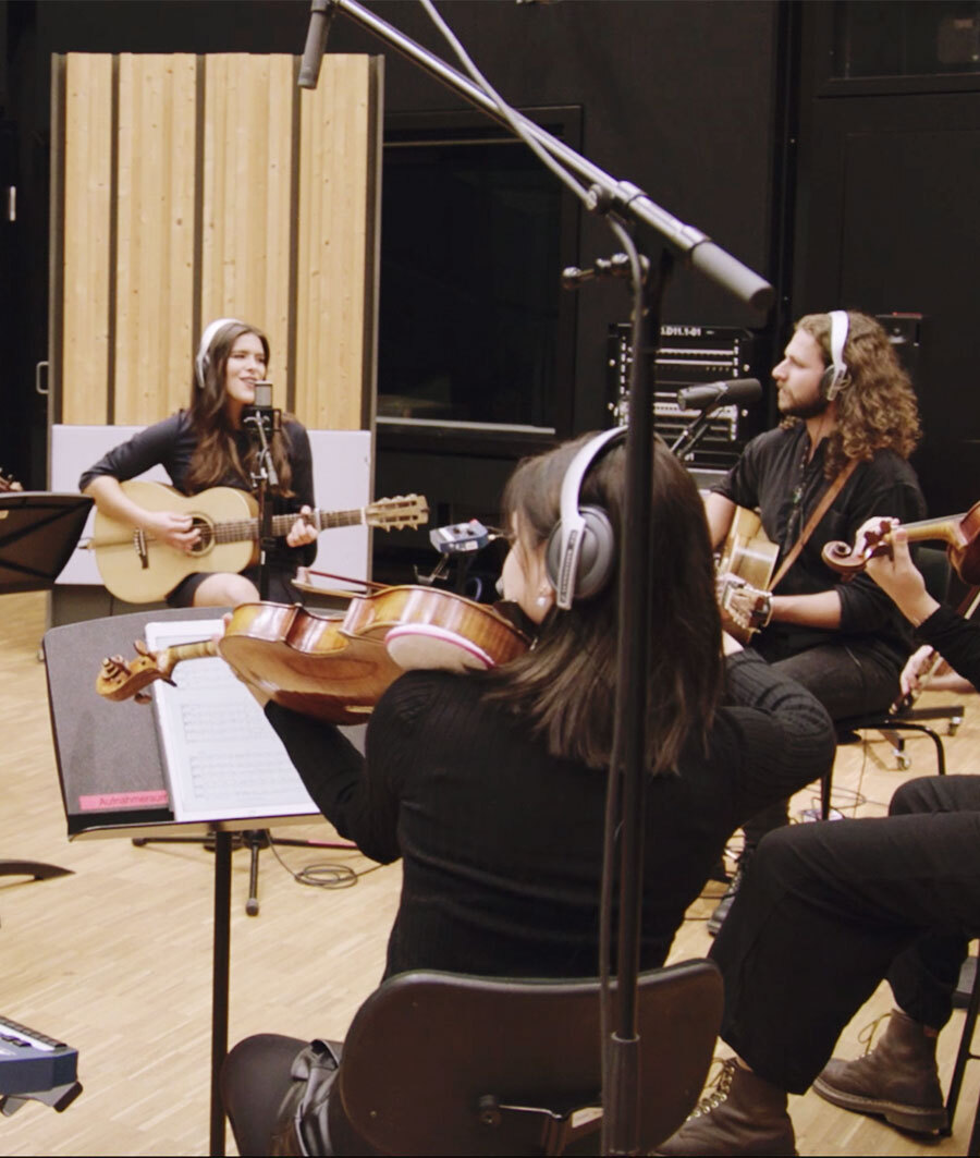 Coverband mit Streichern